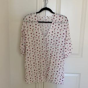 LPA Pink Floral Kimono